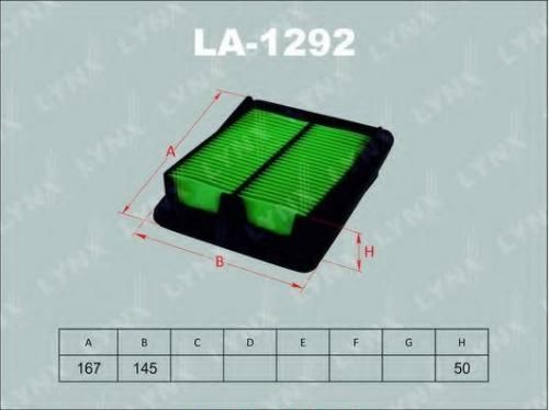 Фильтр воздушный LYNX LA1292