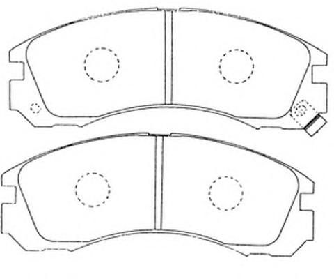 Колодки тормозные MITSUBISHI MR389552