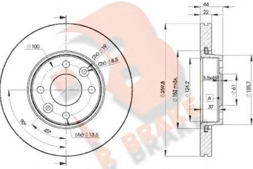 Диск тормозной NISSAN 40206AX600