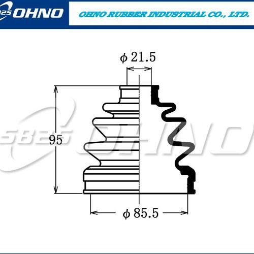 Пыльник ШРУС OHNO FB2061 NISSAN WINGROAD Y10,Y11