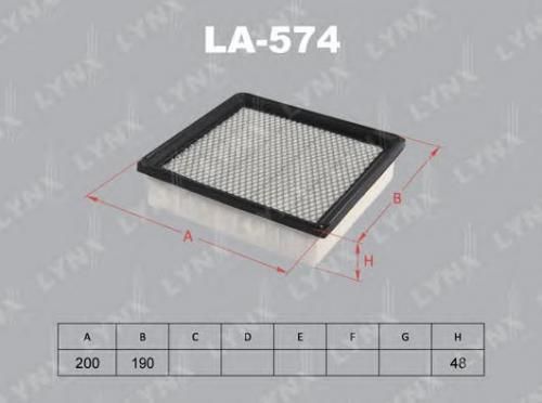 Фильтр воздушный LYNX LA574