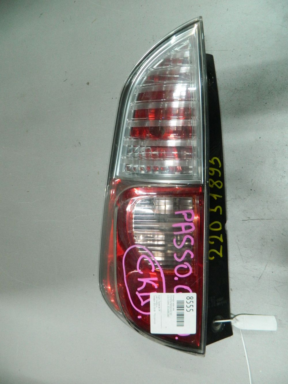 Фонарь TOYOTA PASSO KGC10 Задн Лев (Контрактный) 03344249