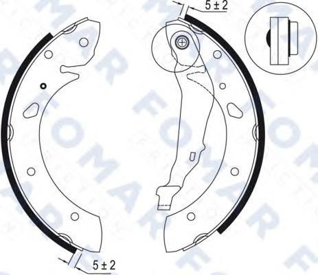 Колодки тормозные KASHIYAMA K2347 TOYOTA AVENSIS 1997-2003 барабанные