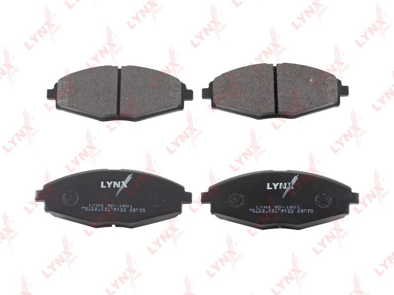 Колодки тормозные LYNXAUTO BD1801 CHEVROLET LANOS 2005, CHEVROLET SPARK 2000-2010