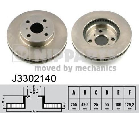 Диск тормозной NIPPARTS J3302140