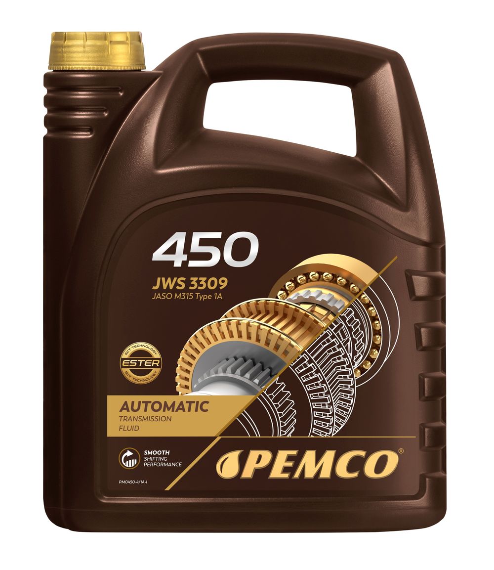 Масло трансмиссионное PEMCO 450 JWS 3309 AUTOMATIC CYNTHETIC (4л)