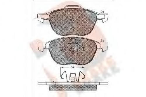 Колодки тормозные MAZDA C2Y3-33-23ZA