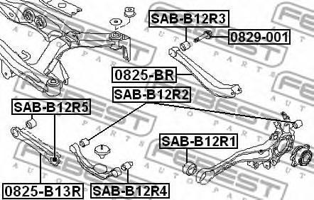 Сайлентблок SUBARU 20254AE010 SUBARU LEGACY