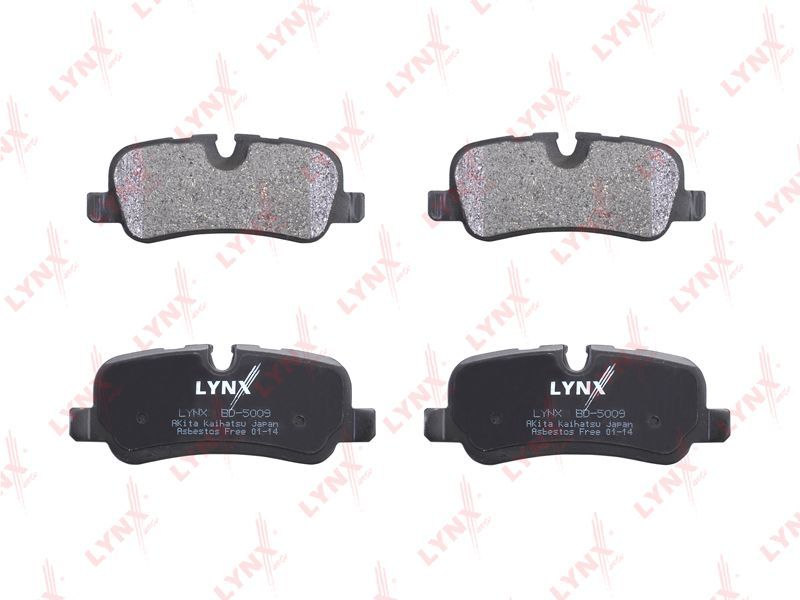 Колодки тормозные LYNXAUTO BD5009 AUDI A6 2011-, LAND ROVER DISCOVERY III 2004-2009
