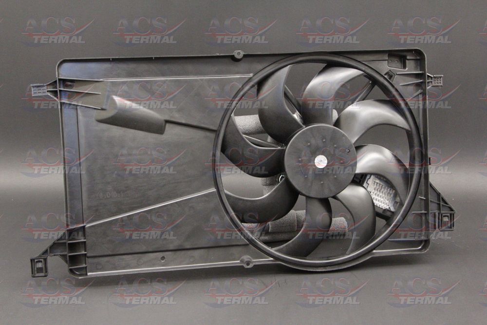 Диффузор радиатора TERMAL 404026 MAZDA 3 / FORD FOCUS II 1.8-2.0 04- (с блоком управления)