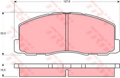 Колодки тормозные AUTOTEC AT07220235E