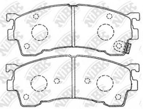 Колодки тормозные MAZDA C1Y0 33 28ZA