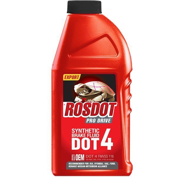 Жидкость тормозная ROSDOT-4 PRO DRIVE в п/э бут (910гр)