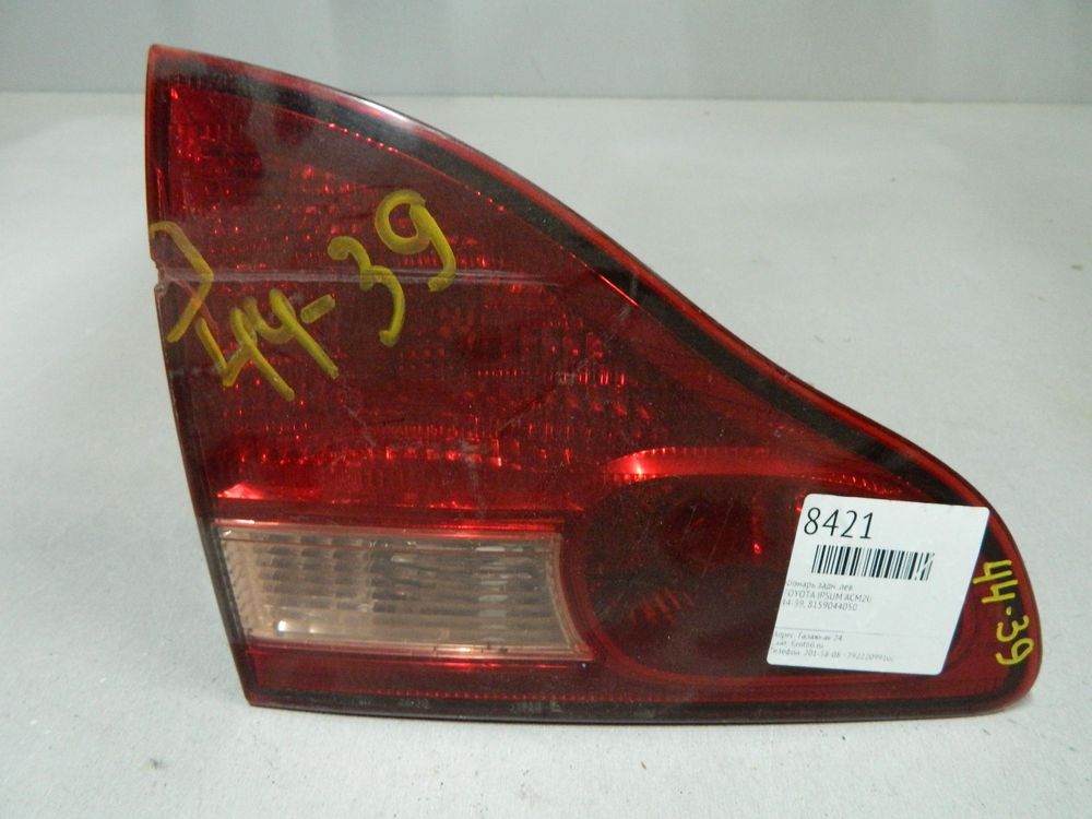 Фонарь TOYOTA IPSUM ACM21 Задн Лев 4439 (Контрактный) 64492356