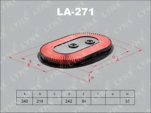 Фильтр воздушный LYNX LA271