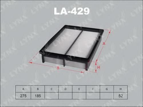 Фильтр воздушный LYNX LA429