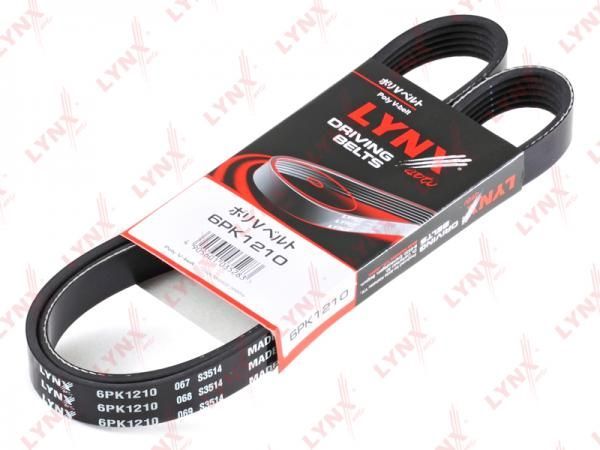 Ремень поликлиновый LYNXAUTO 6PK1210