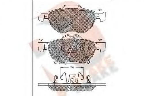 Колодки тормозные HONDA 45022-SEA-E01