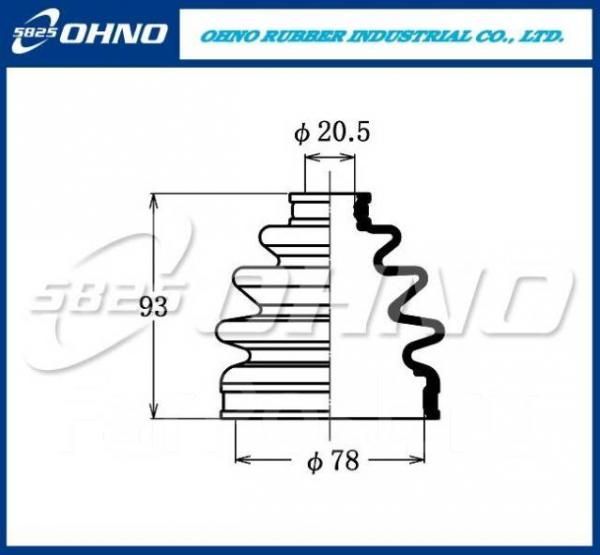Пыльник ШРУС OHNO FB2132 SUBARU FORESTER 97-08