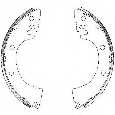 Колодки тормозные MITSUBISHI MB699334 MITSUBISHI CARISMA 1996-2006