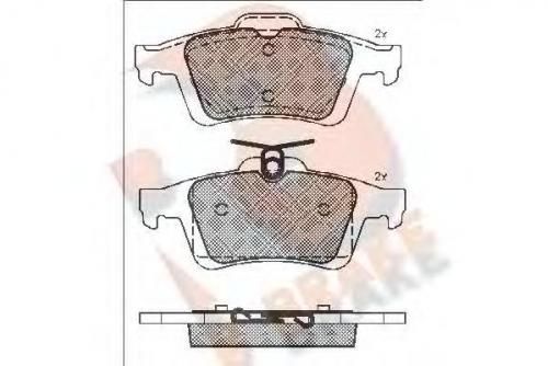 Колодки тормозные MAZDA BPYK 26 48ZB