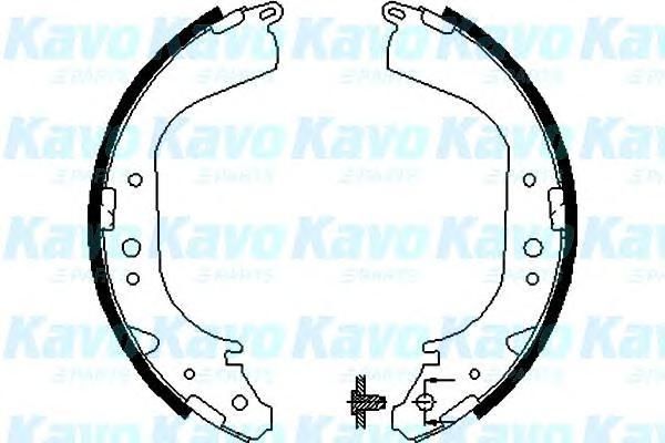 Колодки тормозные KAVO PARTS BS7406