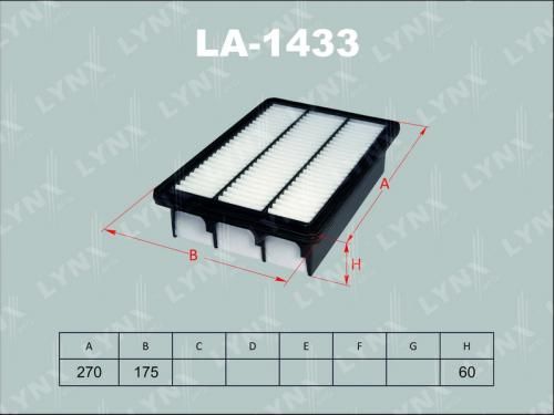 Фильтр воздушный LYNX LA1433