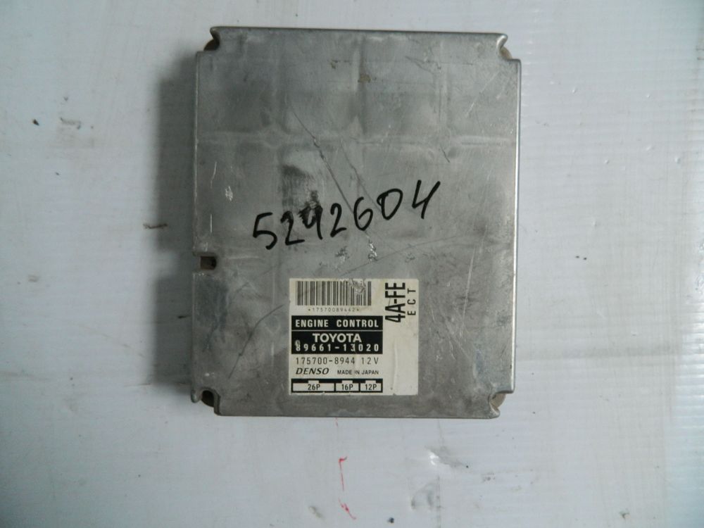 Блок управления ДВС TOYOTA COROLLA SPACIO AE111 4AFE (Контрактный)