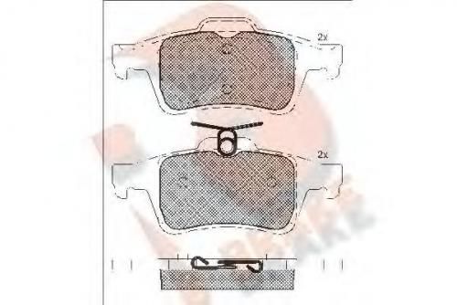 Колодки тормозные MAZDA C2Y3 26 48ZA