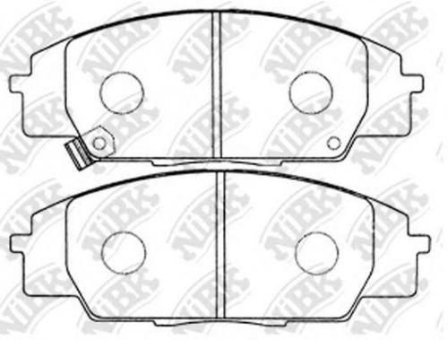Колодки тормозные HONDA 06450-S0A-J10