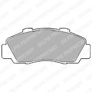 Колодки тормозные DELPHI LP872