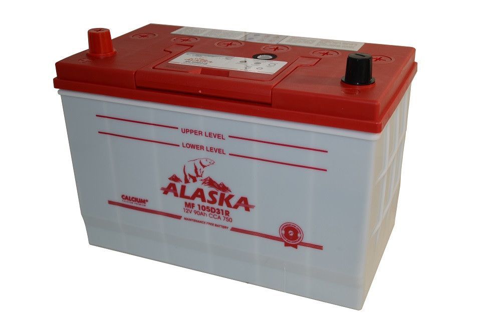 Аккумуляторная батарея ALASKA MF 302/172/220 90А/ч ССА 750А обслуж-й, полярн. прям 105D31R calcium +