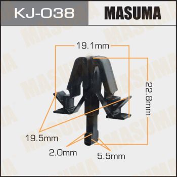 Клипса MASUMA KJ038 TOYOTA