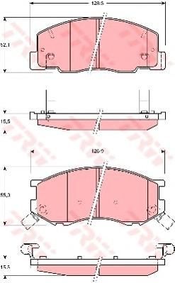Колодки тормозные AKEBONO A408WK