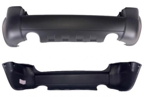 Бампер задний TYG HN04059BD HYUNDAI TUCSON 2005-2009 2 вырез. глушителя