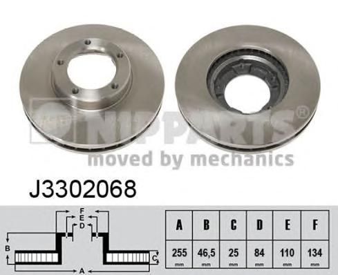 Диск тормозной NIPPARTS J3302068