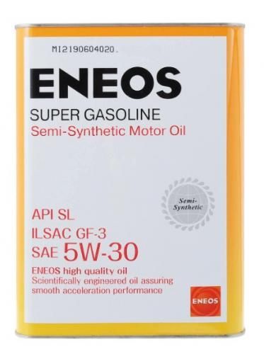 Масло моторное ENEOS SUPER GASOLINE SL 5W30 полусинт (4л.)