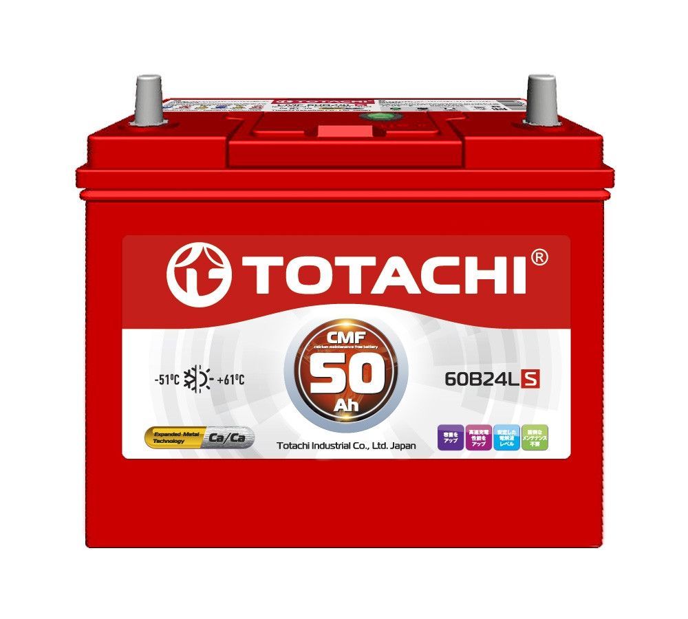 Аккумуляторная батарея TOTACHI CMF60B24L 50 А/ч полярн обрат