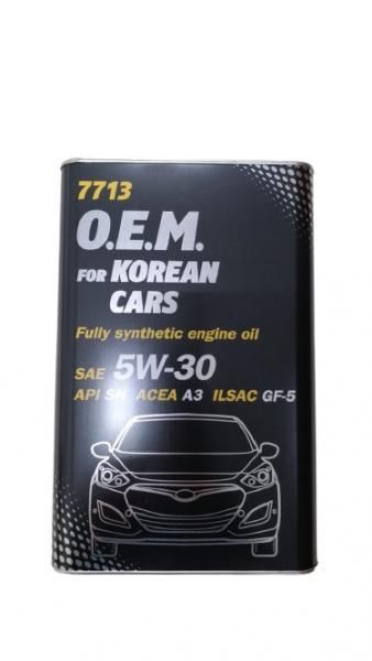 Масло моторное HYUNDAI/KIA 5W30 SN/GF5/A3 синт (1л)