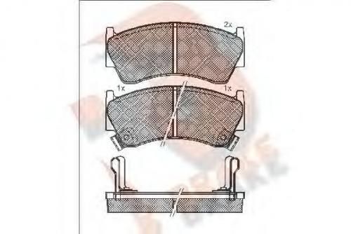 Колодки тормозные NISSAN 41060 1N890