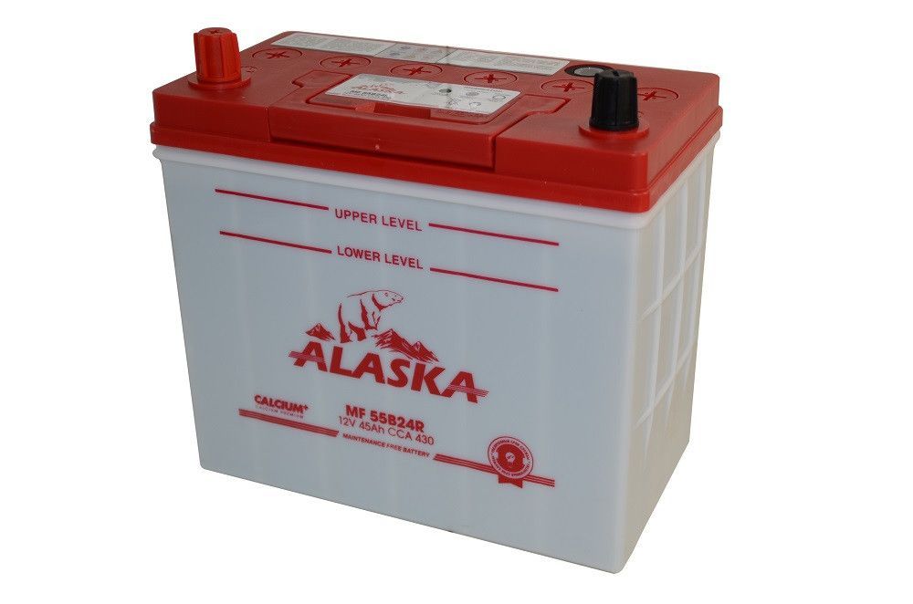 Аккумуляторная батарея ALASKA MF 234/127/220 45А/ч ССА 430А обслуж-й, полярн. прям. 55B24R calcium +
