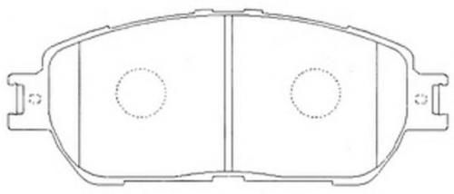 Колодки тормозные TOYOTA 0446521020