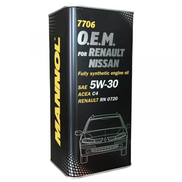 Масло моторное RENAULT/NISSAN 5W30 С4 синт (5л)