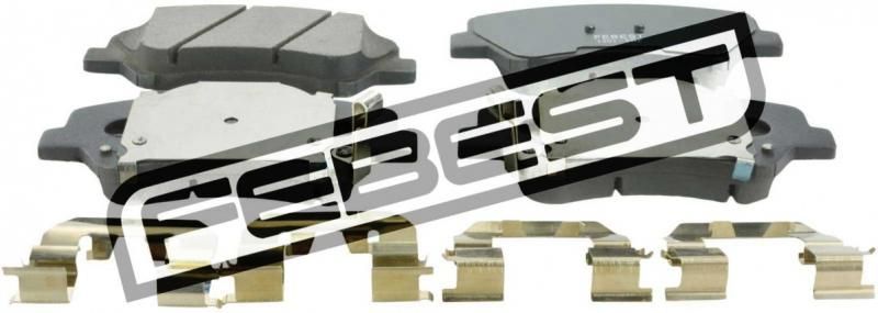 Колодки тормозные FEBEST 1201SBF