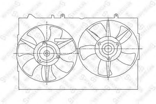 Диффузор радиатора MITSUBISHI MR314718