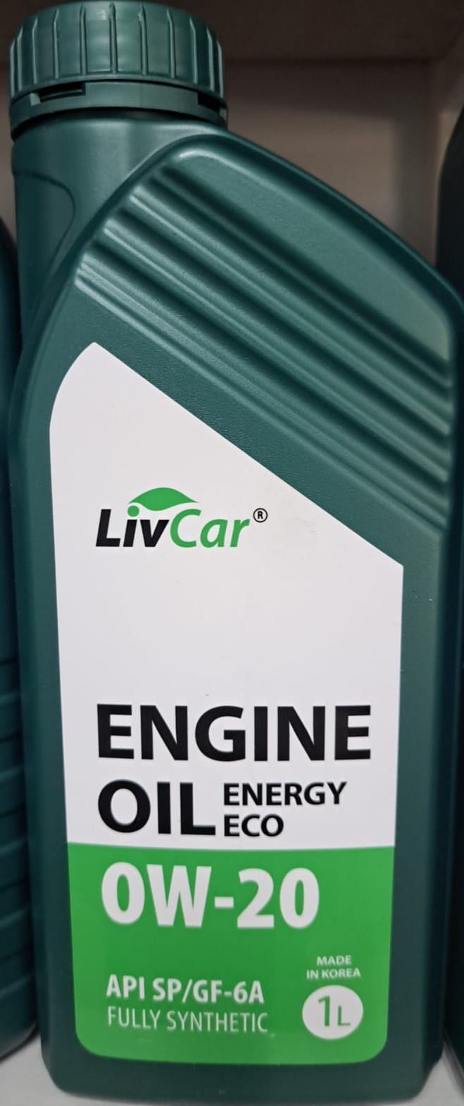 Масло моторное LIVCAR ENGINE OIL ENERGY ECO 0W20 API SP/GF-6A синт (1л)