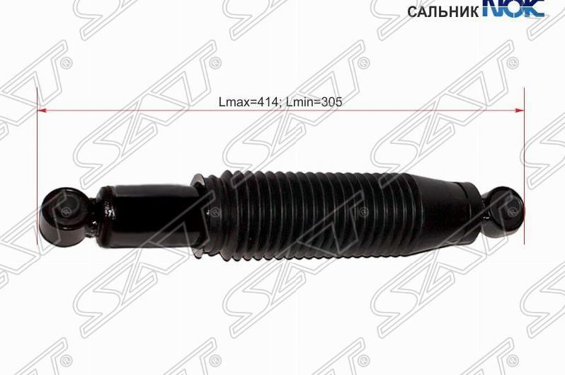 Амортизатор SAT ST553004L002 HYUNDAI SOLARIS, ACCENT, KIA RIO 2011- Задн. Лев/Прав
