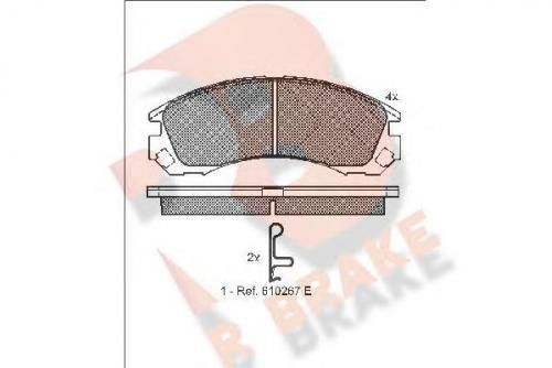 Колодки тормозные MITSUBISHI MR569597