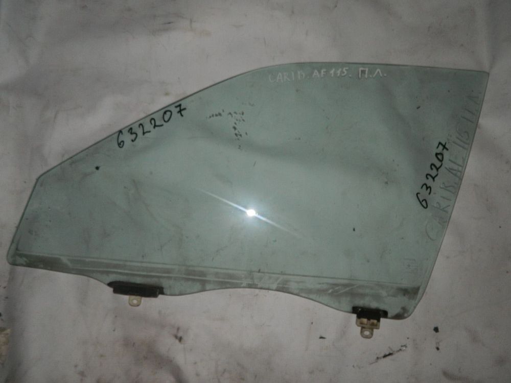 Стекло двери TOYOTA CARIB AE115 Перед. Лев (Контрактный) 632207