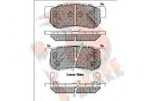 Колодки тормозные HYUNDAI 5830217A00
